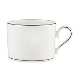 Lenox Floral Veil Bone China Platinum Banded Cup