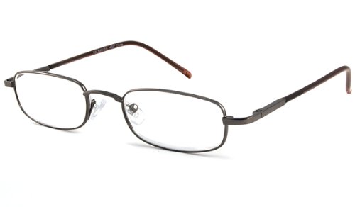 Click here to buy Asset Eyewear Full Readers (Men) Reading Glasses - R461 Shiny Gunmetal by Asset Eyewear.