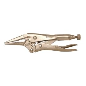Crescent C6NV 6-Inch Long Nose Locking Plier with Wire Cutter by Cooper Hand Tools