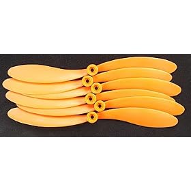 6x5 Slow Flyer Prop: Orange from Toy RC Airplanes