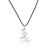 Love Peace And Hope Silver Love Pendant