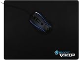 Roccat Taito Mid-Size 3mm Gaming Mousepad, Shiny Black (ROC-13-050)