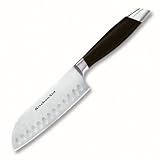 KitchenAid 4.5-Inch Dupont Delrin Handle Santoku Knife, Black