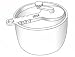 Copco White Salad Spinner