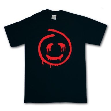 Blood Smiley Face T-shirt (tailles Petit  Xxxl)