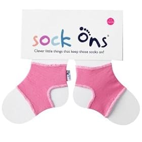 Sock Ons - 0-6 months - Colour FUCHSIA
