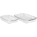 Pyrex Bakeware 2-Quart and 3-Quart Oblong Baking Dishes, Set of 2