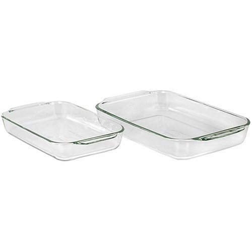 Pyrex Bakeware 2-Quart and 3-Quart Oblong Baking Dishes, Set of 2