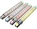 100% New Compatible Ricoh Aficio SP C820dn SP C821dn Toner BCMY - 4pk