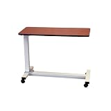 Drive Medical Bariatric Heavy Duty Overbed Table, Oak, 18 x 40