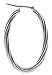 Italian Hoop, Twisted Tube,Oval Shape