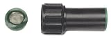 12 Pack of Raindrip+ 3/4-inch Hose Thread Swivel x 1/2-inch Adaptor plus FWash, bulk