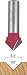 Freud 20-108 3/4-Inch Diameter 90-Degree V-Grooving Router Bit with 1/2-Inch Shank