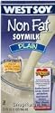 Soymilk, Plain, Non Fat, Part Organic, 32 oz.