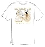 Maltese - Best Friend Dog T-shirt, 2XL, Natural