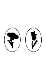 Ambiance Live Vinilo Decorativo Elegant toilets Negro