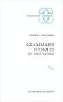 Grammaire d'objets en tous genres