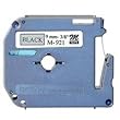 Brother M-921 Black Print on Silver 3/8" M Tape
