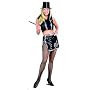 Tuxedo Woman Dance Costume - Sexy Magician Assistant