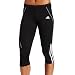 adidas Womens RESPONSE DS Three Quarter Tight (Black, White, Light Onix, Large) 31YYXARaxOL. AA75 adidas Womens RESPONSE DS Three Quarter Tight (Black, White, Light Onix, Large)
