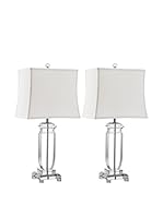 Safavieh Set Lámpara De Mesa 2 Uds. Alexander