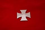 Cross Chrome Badge Emblem 3D Harley Bike