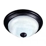 Maxim 5842WS Oil Rubbed Bronze Builder Essentials 3 Light 16" Diameter Flush Mount Ceiling Fixture f
