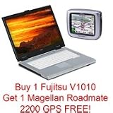 Fujitsu LifeBook V1010 w/FREE Magellan GPS 15.4 Notebook (1.6GHz Core 2 Duo T5200 2GB RAM 120GB HDD DL DVD-RW Vista Business)
