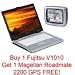 Fujitsu LifeBook V1010 w/FREE Magellan GPS 15.4" Notebook (1.6GHz Core 2 Duo T5200 2GB RAM 120GB HDD DL DVD-RW Vista Business)