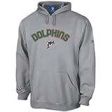 Dolphins Reebok NFL Playbook Hoody - Men's ( sz. L, Grey : Dolphins )