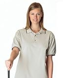 Cotton Pique Pinstripe Trim Sport Shirt