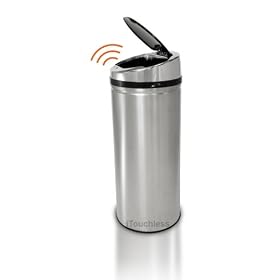 iTouchless Fully Automatic Stainless Steel Touchless Trashcan NX