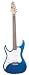AXL Headliner Series Electric Guitar, 3/4-Sized, Metallic Blue, Left Handed