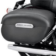 H-D Dyna Rigid Locking Leather Saddlebags 91615-09