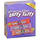 Wonka Laffy Taffy, 1.5 oz, 24-Count: Sparkle Jerry Cherry, Herman Grape & Wally Watermelon (Pack of 2)
