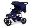 Tike Tech Double Trax360 Stroller - Midnight Navy
