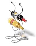 Spectrum Diversified 85970 Chrome Italio 4 Bottle Wine Rack Chrome