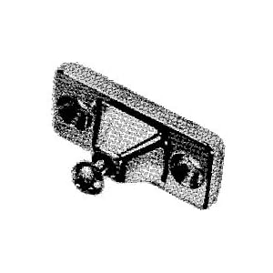 Attwood Corp. Stainless Steel Deck Hinge Side Mount by