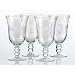 CUT LUSTER WATER GLASSES - CLEAR WATER GLASSES, CUT LUSTER COLLECTION, SET OF 4
