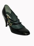 MARC JACOBS Triple Strap Pump MJ9050 in Black