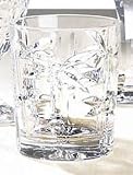 Etched Crystal Bamboo Set of 4 D.O.F