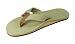 Mens Hemp Rainbow Sandals (Large (9.5-10.5), Natural)