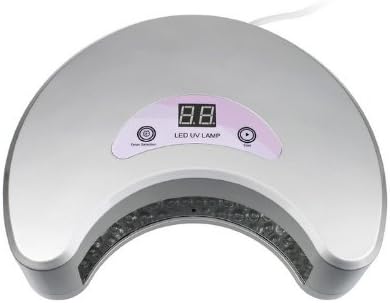 * Mother's Day Promotion, Buy One will Get One Set(5pcs) of Dotting Pen for Free* SanFran® 18W LED Nail Polish Dryer, Nail Lamp for Curing & LED Gels, Upgraded with 30s-90s Digital Countdown Timer (Silver)