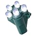LED Cool White Christmas Lights, 50 Bulbs