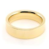 14K Yellow Gold Wedding Bands 5mm flat comfort-fit