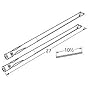 Stainless Steel Pipe Burner Set for Ducane, Lazy Man, BBQ Grillware and Weber Grills