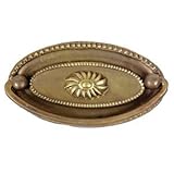 Hepplewhite Oval Pull Antique Brass