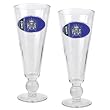 Sacramento Kings NBA 2pc Pilsner Glass Set with Basketball on stem - Oval Logo