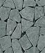 Solistone Indonesian Mosaic Tile Pebbles Mesh Mounted Tiles Java Black 6010 Stone Tile