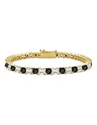 Black and White Diamond Tennis Bracelet with 5 CT Diamonds